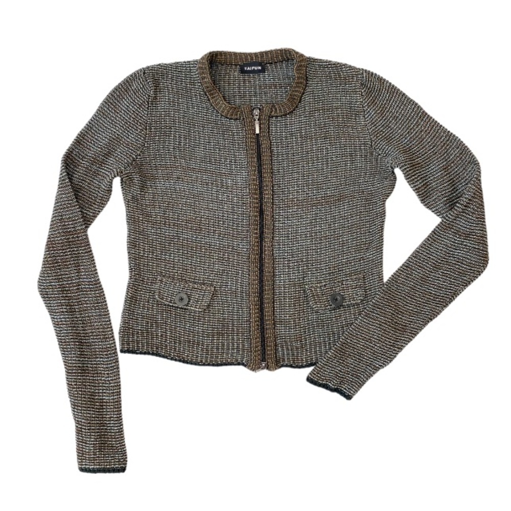 Taifun Zip Sweater Cardigan